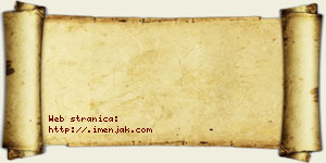 Jana Živadinović vizit kartica